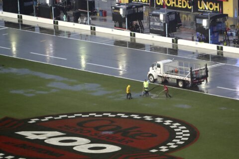 NASCAR Cup race at Daytona rained out, moved to Sunday