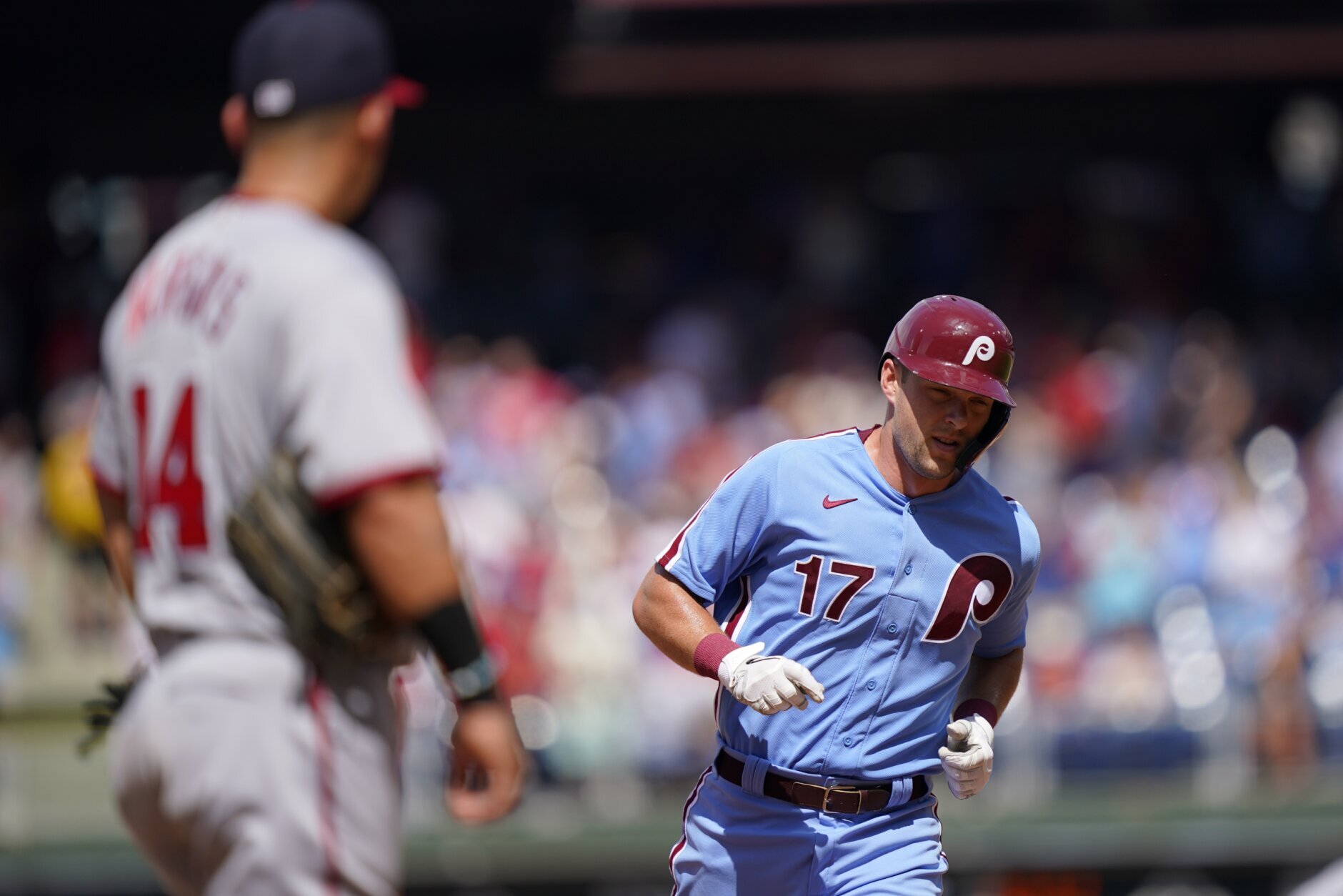 Phillies hit 4 homers in 13-1 win, finish sweep of Nationals - WTOP News