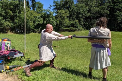 ‘Nerds swinging sticks’ in a field — This live-action role play has DC-area origins