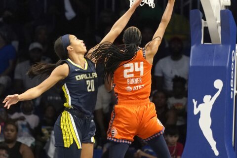 Sun beat Wings 73-58 to reach WNBA semifinals