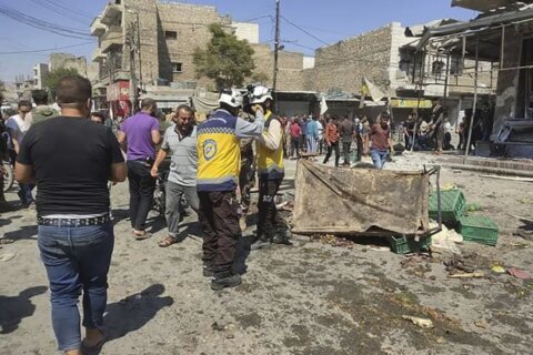 Market blast in north Syria kills 15 people, wounds dozens