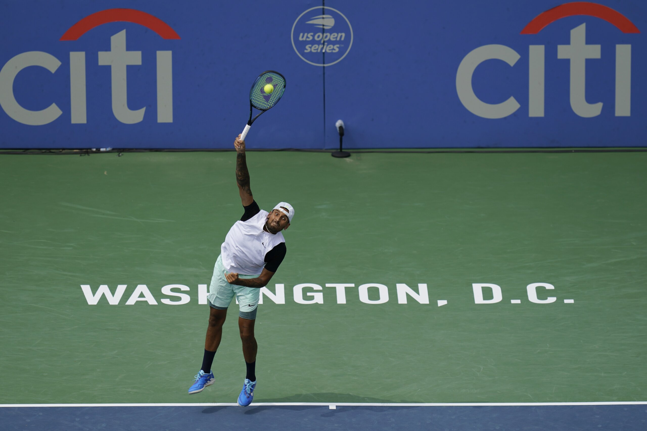 Kyrgios survives 6 match points, beats Tiafoe at Citi Open WTOP News