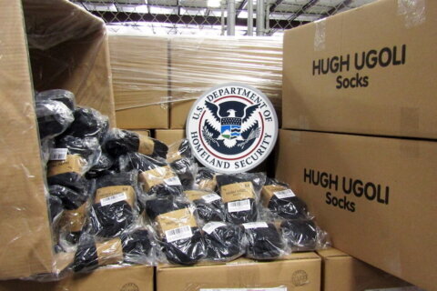 Customs officials seize fake socks worth $2.6M and bound for Loudoun Co.