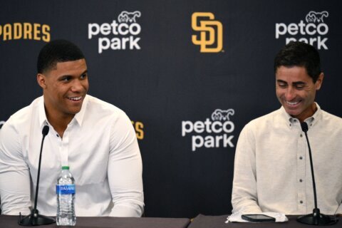 Padres’ Juan Soto excited to join ‘winning team,’ non-committal on extension