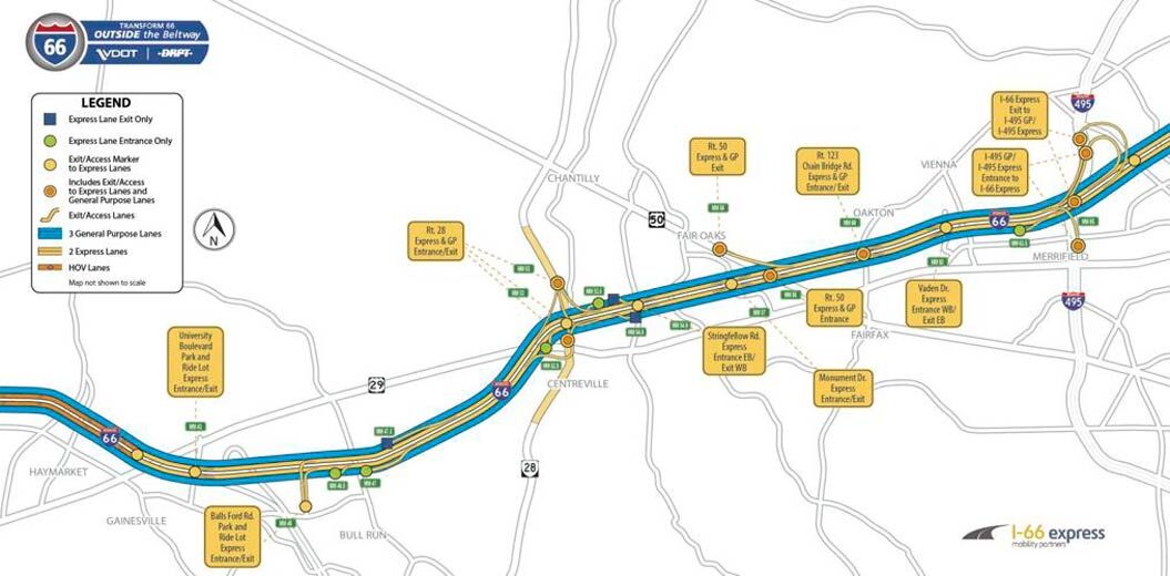 I 66 Toll Lanes Scheduled To Open In December Wtop News