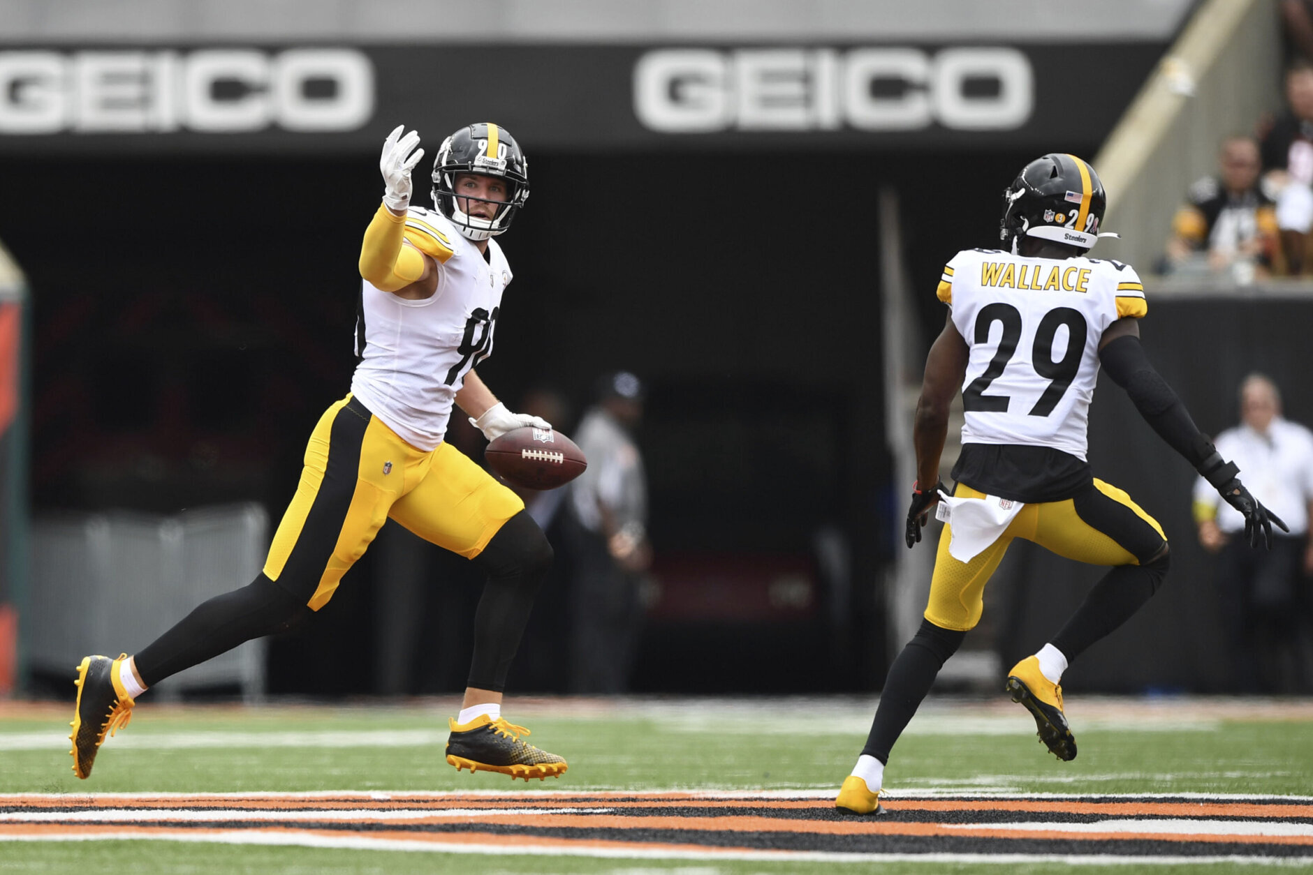<p><b><i>Steelers 23</i></b><br />
<b><i>Bengals 20 (OT)</i></b></p>
<p>This was a wild (<a href="https://wtop.com/nfl/2022/09/steelers-watt-leaves-game-vs-bengals-with-pectoral-injury/" target="_blank" rel="noopener">and pyrrhic</a>) victory for Pittsburgh but it&#8217;s also a reminder that Mike Tomlin&#8217;s Steelers are not to be underestimated.</p>
<p>But also, let&#8217;s be real — Cincinnati gagged this one away to clinch the first year in the 21st century in which the two Super Bowl teams from the previous year each lost their season opener. Super Bowl hangovers are real.</p>
