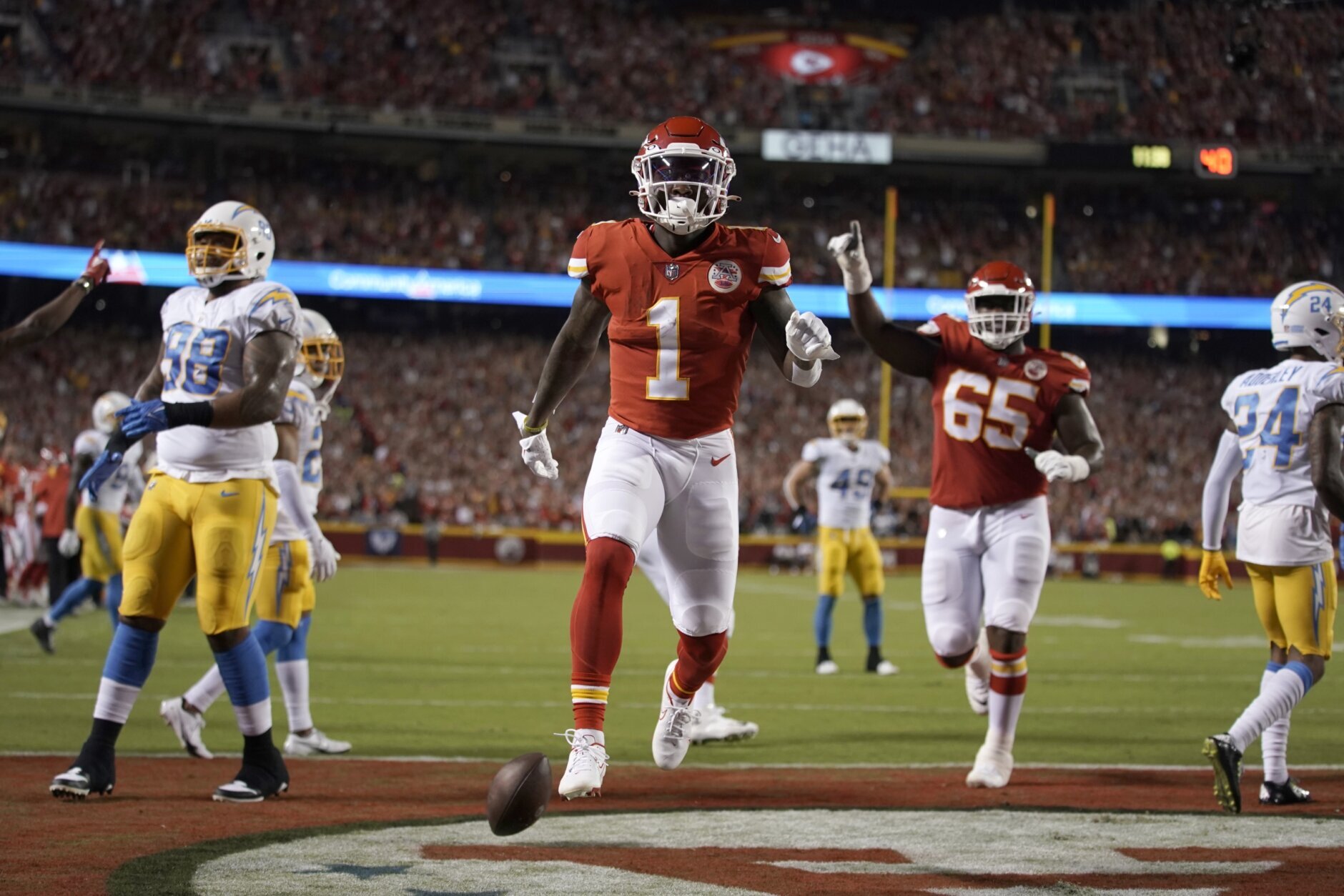 NFL's  debut kicks off with Chiefs vs Chargers