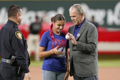 George W. Bush part of MLB's 9/11 anniversary tribute