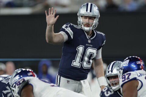 Rush appears set to start again as Cowboys host Commanders