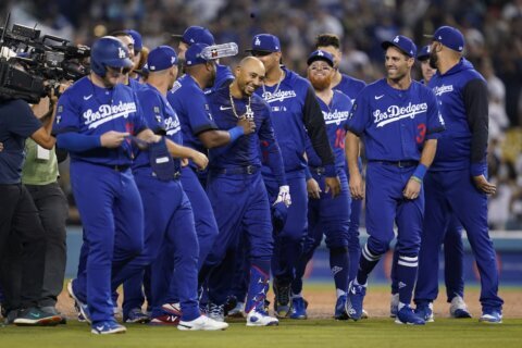 Dodgers overcome Gallen’s 13 Ks, rally to beat D-backs 3-2