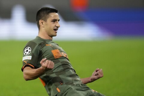 Ukraine's Shakhtar routs Leipzig 4-1 in Champions League