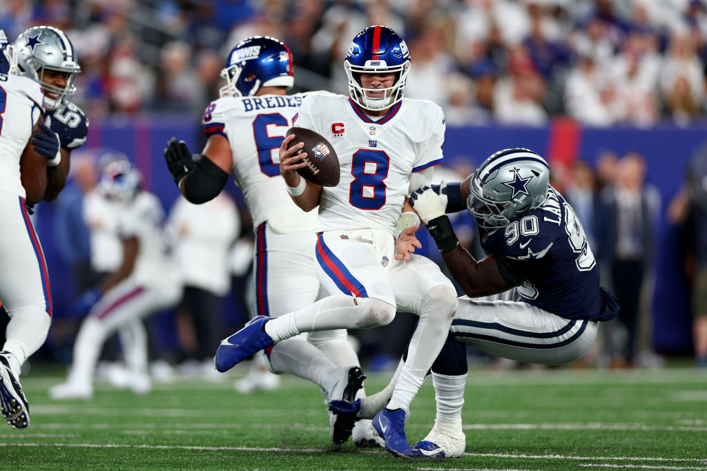 <p><b>Cowboys 23</b><br />
<b>Giants 16</b></p>
<p>Washington fans &#8230; Dallas Week is going to be a Rush: Cooper and Pass.</p>
<p>Believe it or not, Cooper Rush is the first player since the 1970 merger to lead three fourth-quarter/overtime game-winning drives in his first three NFL starts. And given what Philly just did to the Commanders on a short week following a win on MNF, that Cowboys defense that sacked Daniel Jones five times and <a href="https://twitter.com/ESPNStatsInfo/status/1574599151521865742?s=20&amp;t=_Aae68s0cc2rWY8keC_b-Q">had him under siege all night</a> might feast on Carson Wentz Sunday. Buckle up, y&#8217;all.</p>
