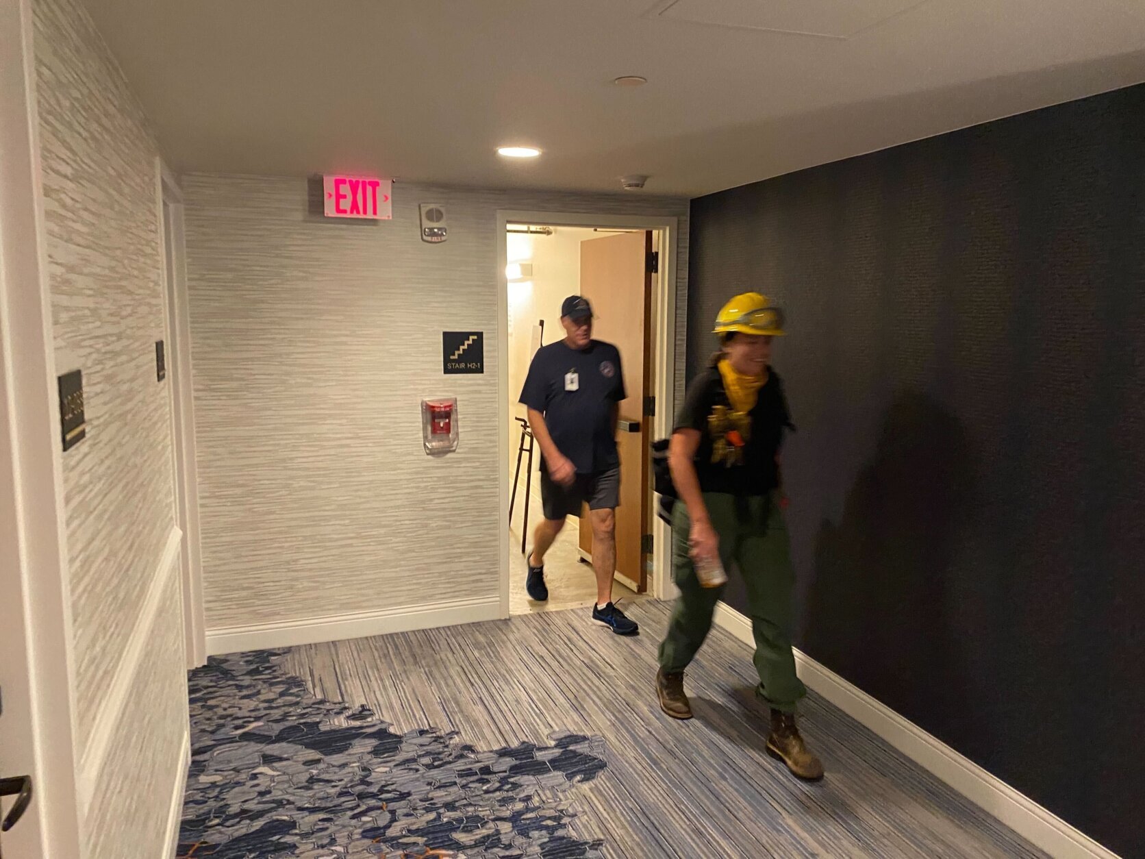 On Sunday morning, firefighters from all across the D.C. area climbed 110 stories worth of stairs at the Gaylord National Resort in Prince George’s County, Maryland, to replicate the climb to the top of the Twin Towers. 