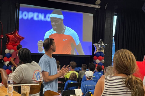 Tiafoe fans come together to watch Maryland-native take on US Open