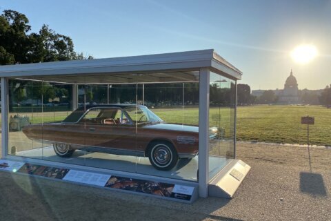 Rare, futuristic ‘jet-age’ classic car now on display on the National Mall