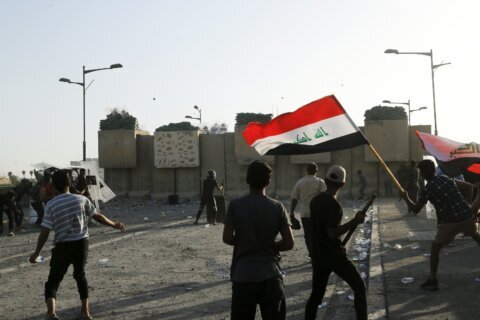 Cleric’s supporters try to storm Baghdad’s government zone