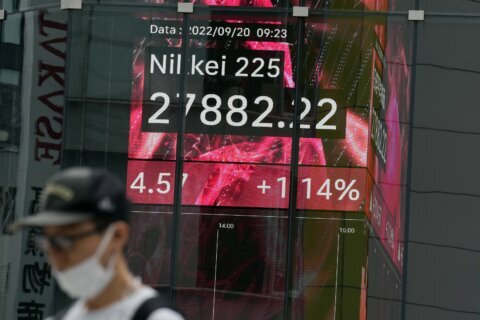 Asian shares decline ahead of Fed decision on interest rates