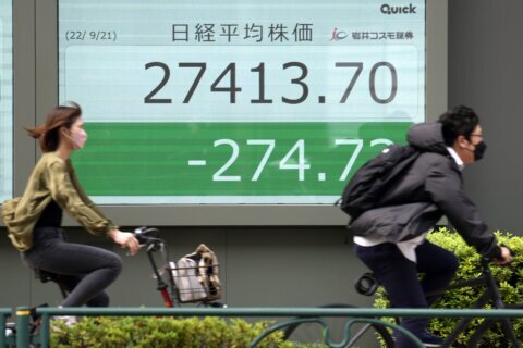 Asia stocks follow Wall St down as Fed fights inflation