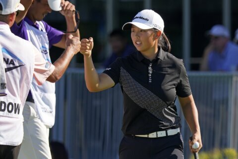 Chinese rookie Yin among 3 tied for LPGA Tour lead in Ohio