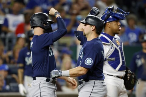 Raleigh has HR, 3 RBIs as Mariners beat Royals 6-5