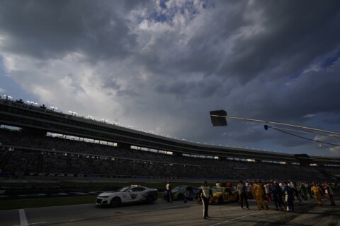 NASCAR Cup playoff race at Texas resumes after red flag