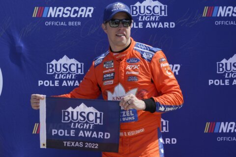 Keselowski on pole at Texas, his 1st as an owner-driver