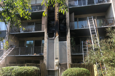 Accidental AC fire causes $800K in damage at Md. apt. complex