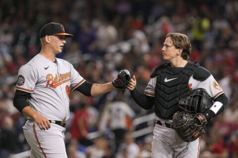 Henderson drives in 4 runs, Orioles beat Nats 6-2 for sweep