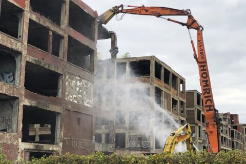 Detroit begins demolition of blighted Packard car plant
