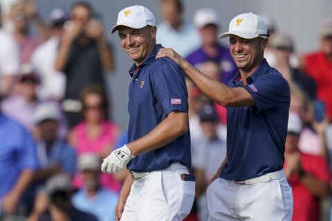 Spieth, Thomas combo unbeatable in Presidents Cup team play