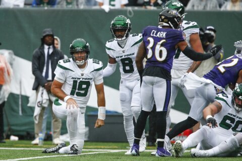 Jets’ offense stumbles in season-opening loss to Ravens