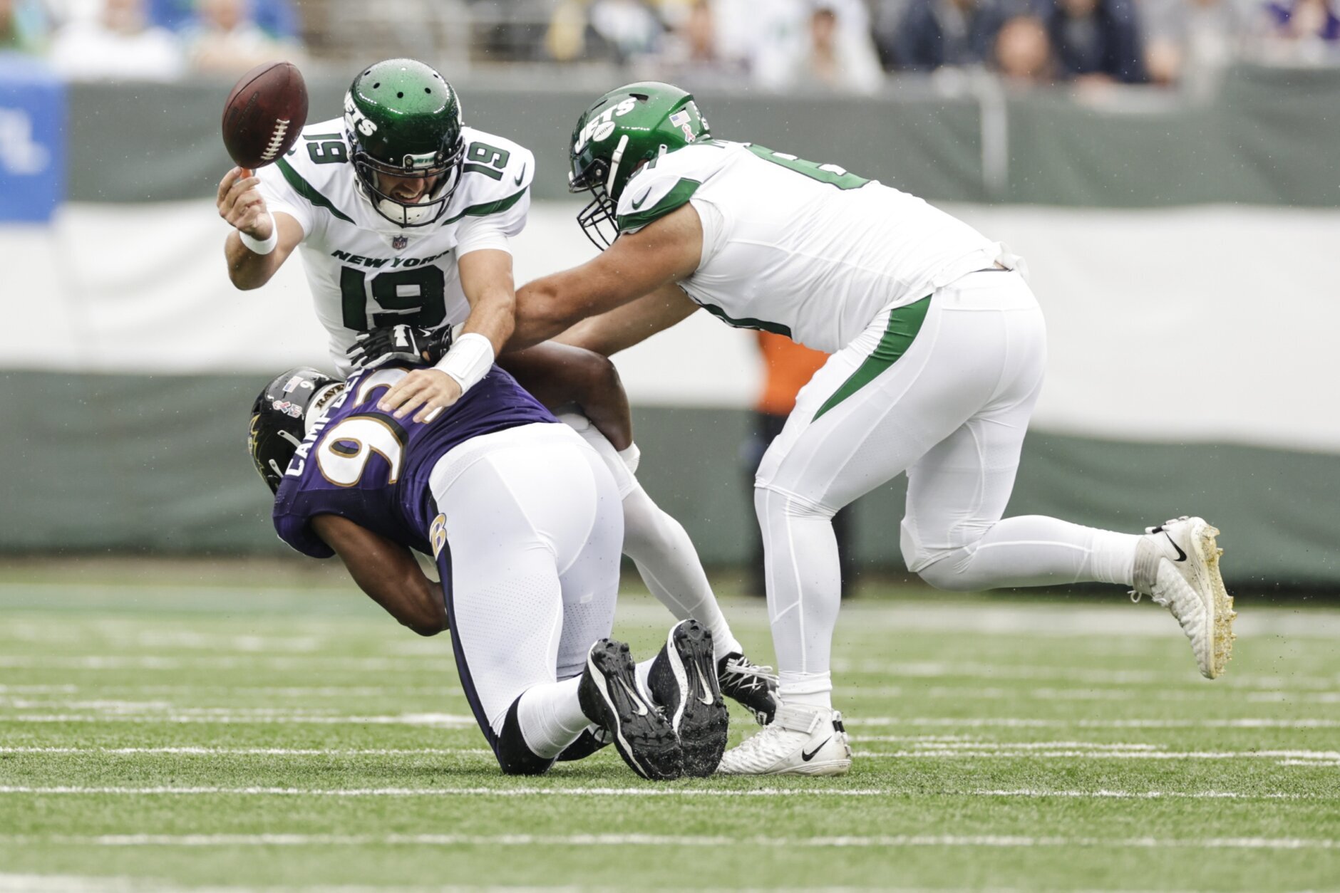 Jackson throws 3 TD passes, Ravens cruise past Jets 24-9 - WTOP News