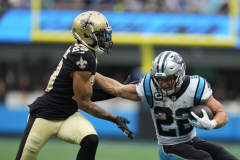 Panthers’ McCaffrey returns to practice after missing 2 days