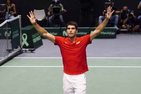 Alcaraz sends Spain into last 8 of Davis Cup Finals