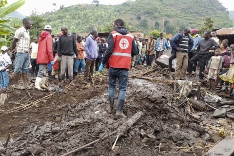 Red Cross: Landslide kills 15 in remote Uganda district