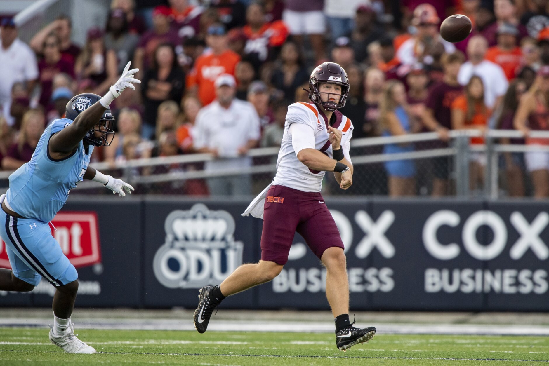 College Football Scores: Old Dominion Shocks No. 13 Virginia Tech - The New  York Times