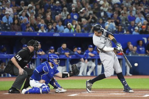 Yankees star Judge hits 61st home run, ties Maris’ AL record