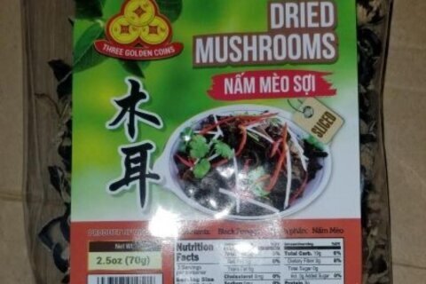 Prince George’s Co. importer recalls packages of mushrooms over salmonella concerns