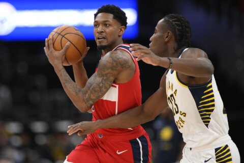 Pacers sharp early in 127-117 victory over Wizards