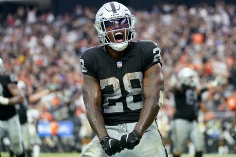 Josh Jacobs proving his worth to Raiders with rushing game