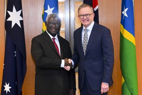 Solomon Islands leader rules out China base in his country