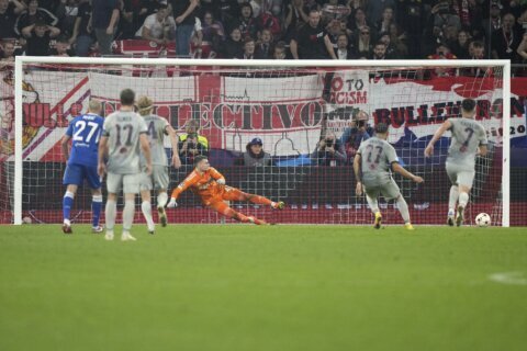 Okafor scores again as Salzburg beats Dinamo Zagreb 1-0