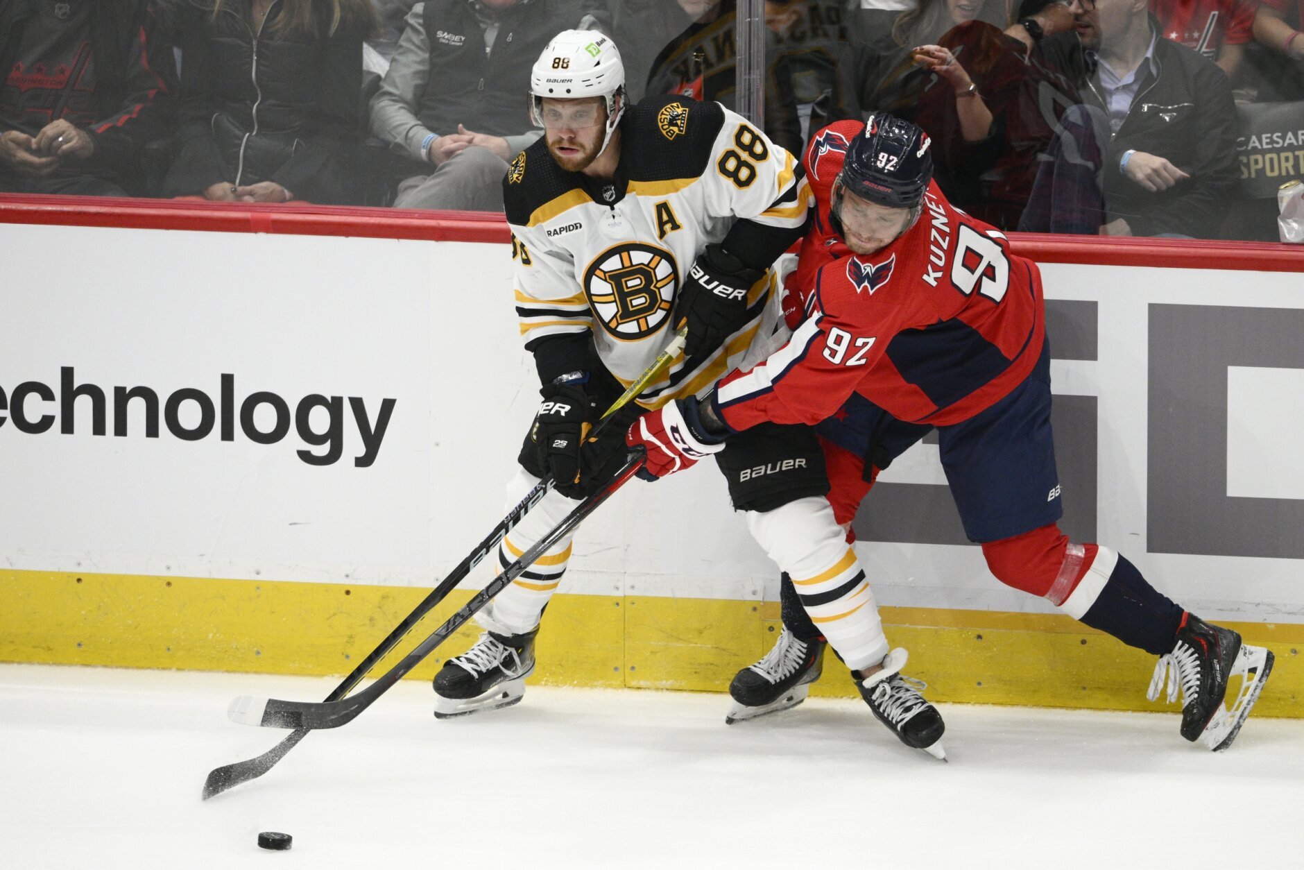 Bruins top NHL season points mark, beating Capitals 5-2 - What's