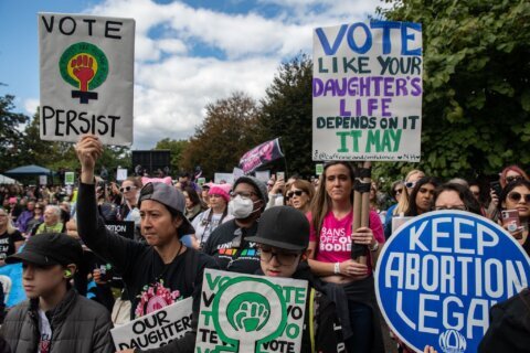 Women march for abortion rights in DC