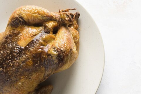 For better roast chicken, slather spices under the skin