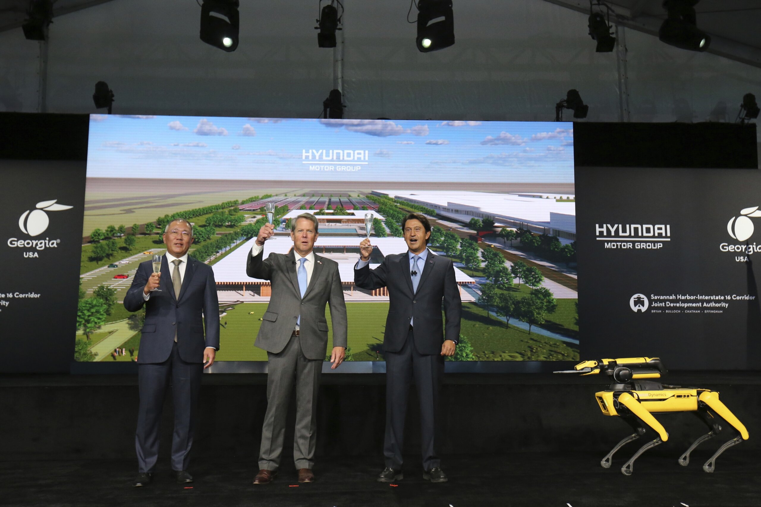 Hyundai breaks ground on 5.5B electric car plant in WTOP News