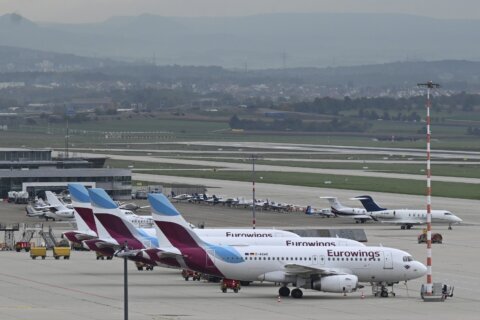 Pilots strike cancels flights at German carrier Eurowings