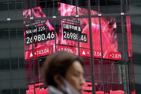 Asian shares mixed as investors keep eyes on inflation