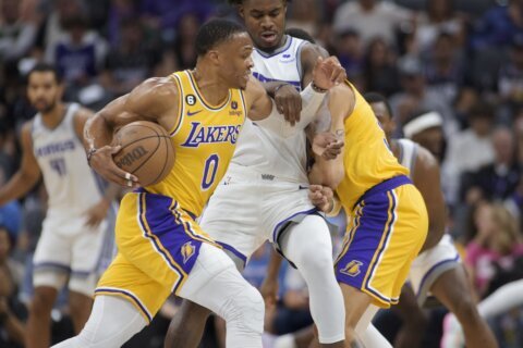 Westbrook injures hamstring in Lakers’ preseason finale