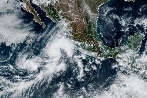 Hurricane Orlene strengthens some off Mexico’s Pacific coast
